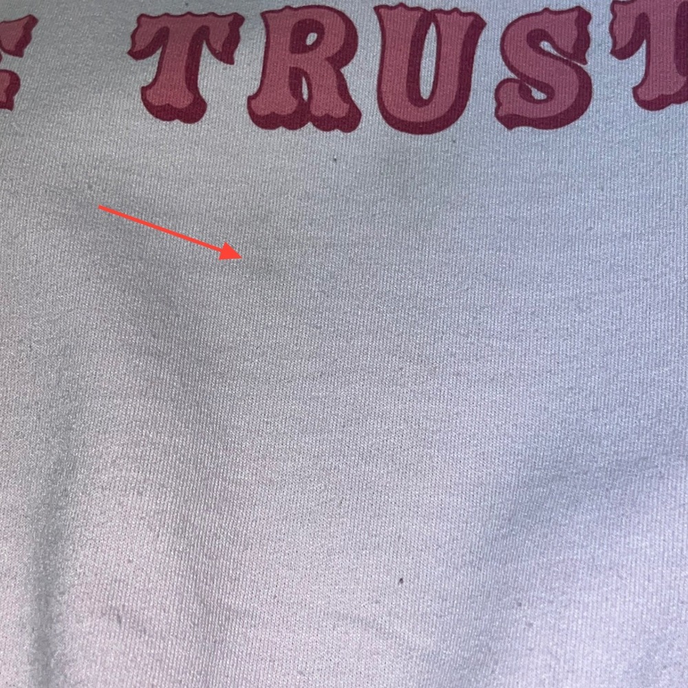 Altar'd State Sweatshirt S/M Pink In Dolly We Trust Western Graphic Pullover - Picture 6 of 9